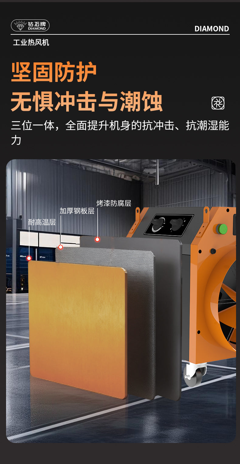 10KW 20KW 30KW 40KW 50KW High-power Industrial Electric Heater, Efficient Space Heating