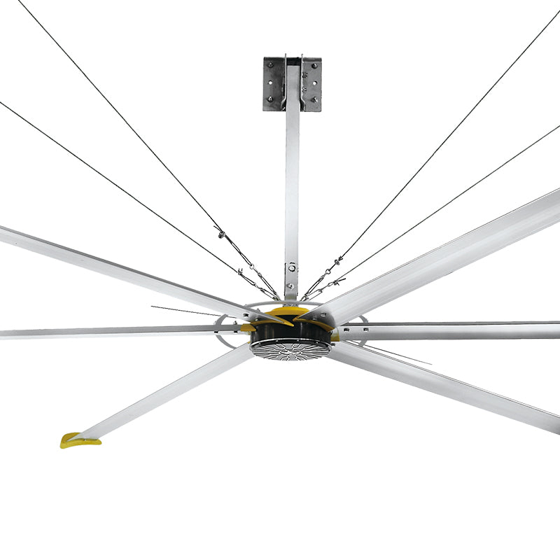 2.6m Ceiling Fan Warehouse Big Ass Fan Large Industrial Hvls Fan For Factory Cooling