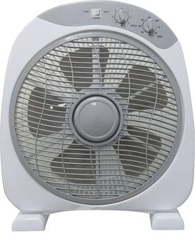 Box Fan Desk Fan Floor Fan 3 Speeds Rechargeable with Timing and Remote Control