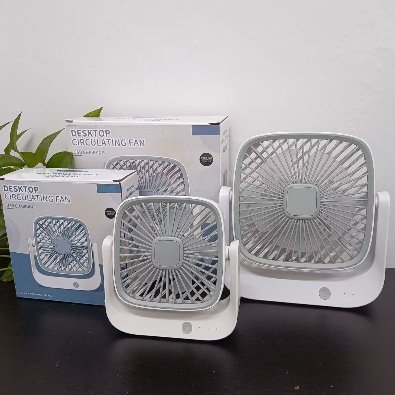 2101 Square Fan – Large Strong Winds 3-Speed Adjustment 360°-Surround