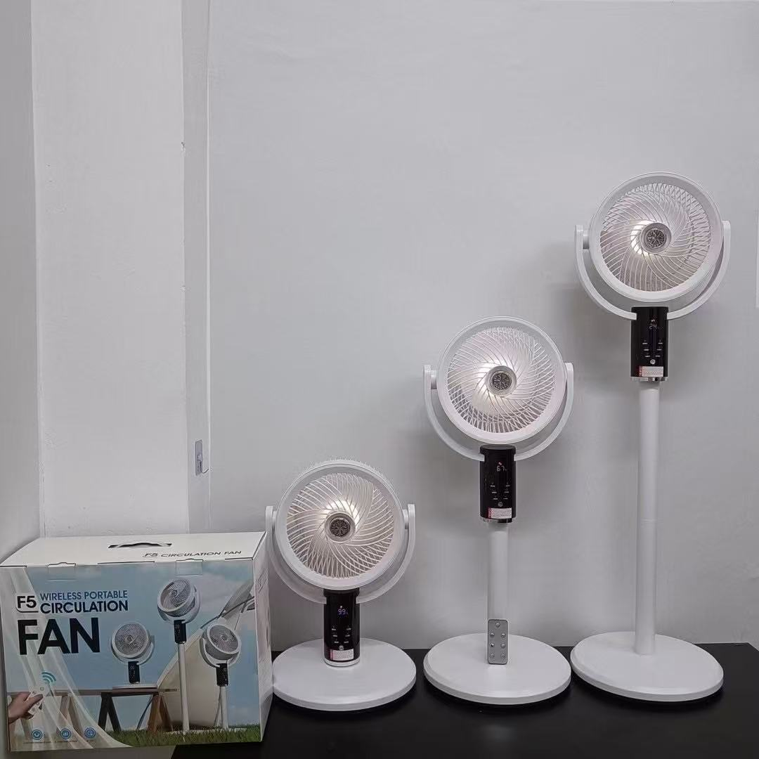 8 speed settings With a night light Remote-controlled Floor Fan