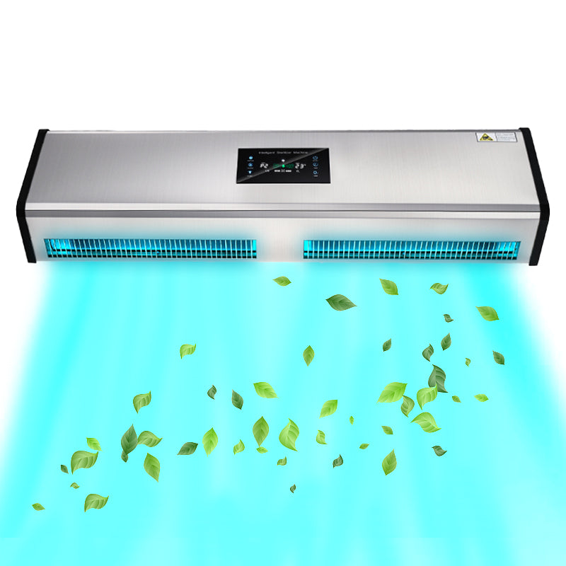 1.0m stainless steel Wall Mounted UV Ozone Air purifier with Negative Ions to Inactivate Virus