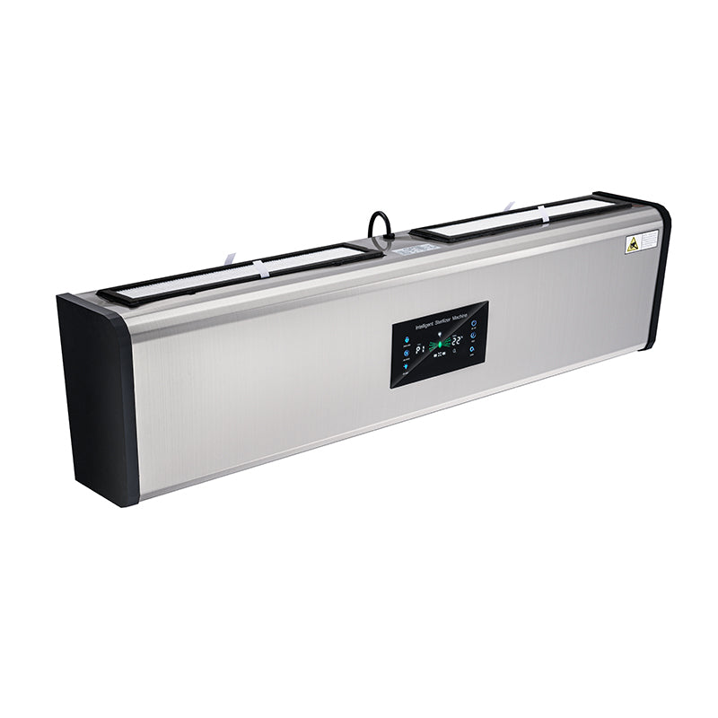 1.0m stainless steel Wall Mounted UV Ozone Air purifier with Negative Ions to Inactivate Virus