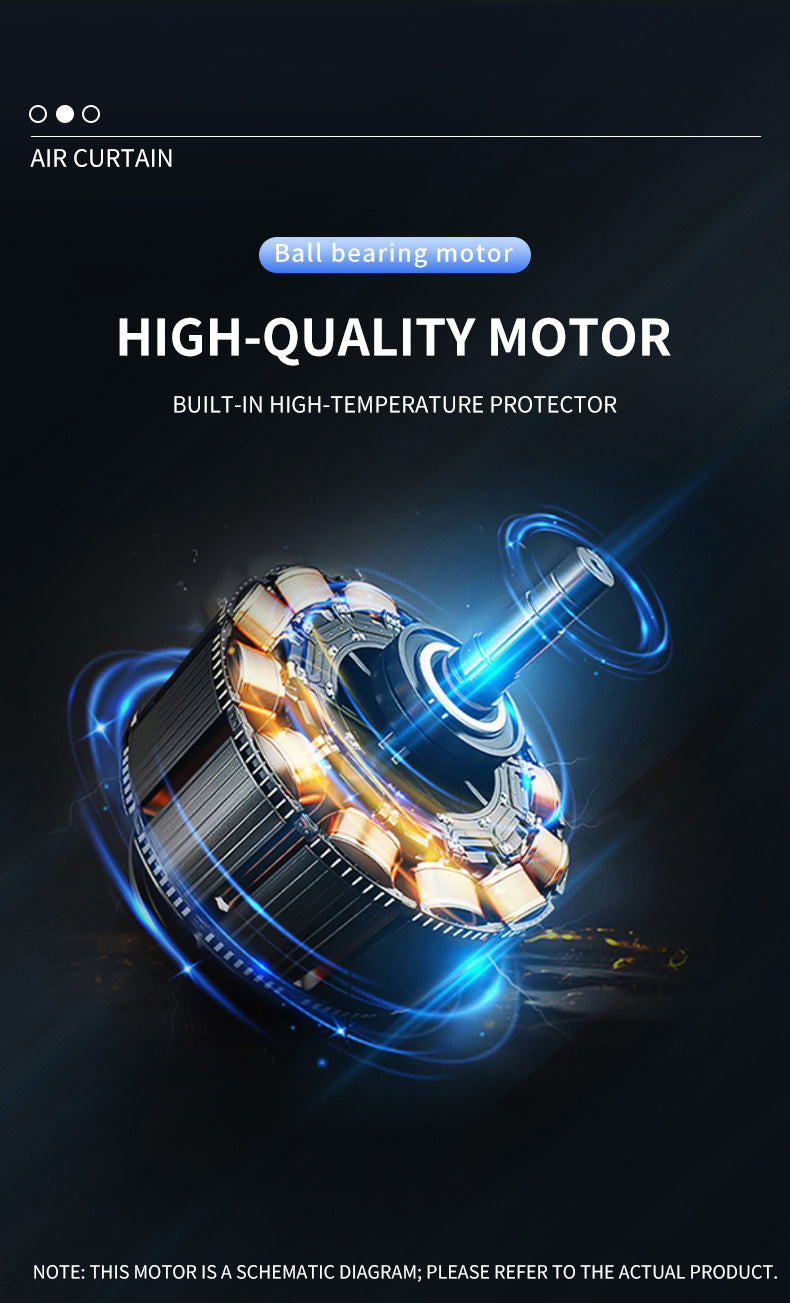 Factory Price  Industrial Centrifugal Strong Wind Air Curtain with Remote Control