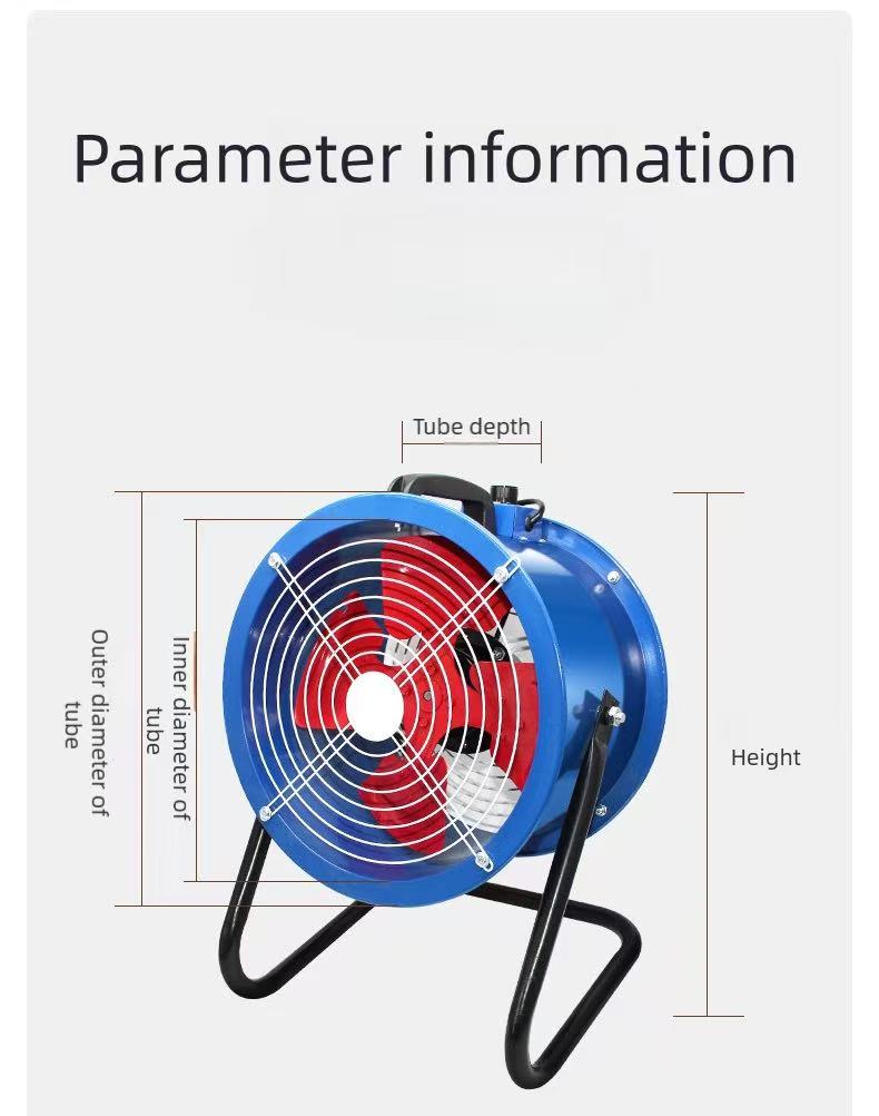 High Flow Axial Fan and Efficient Axial Flow Ventilation Fan for Large Spaces