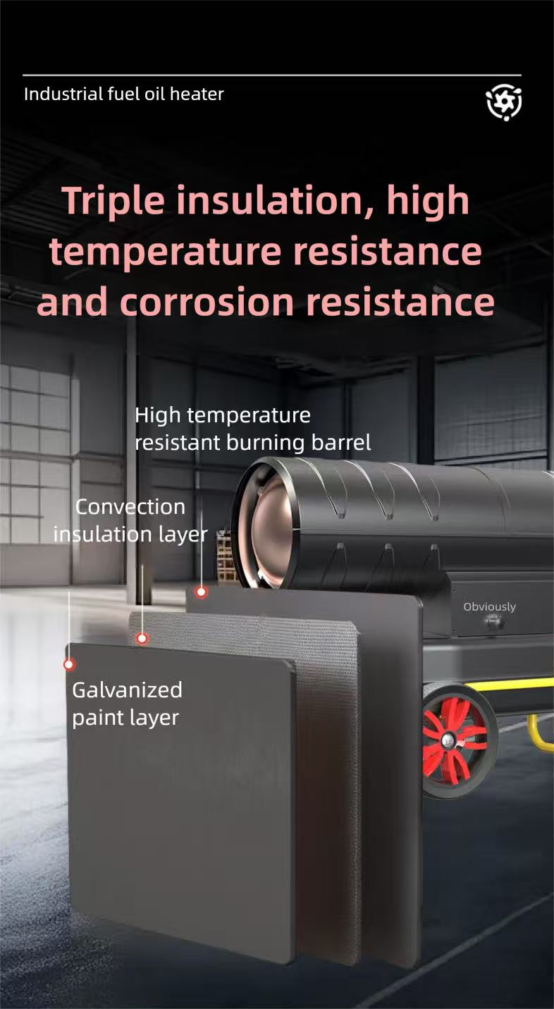 30KW/50kw/80kw/100kw Drying Pig Heater Chicken Broiler Breeding Farm Electric Heater for Greenhouse Diesel Air Heating