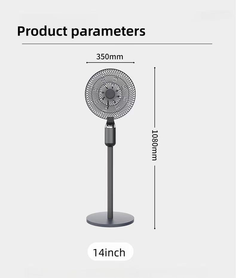 14inch 8 blades 3speeds Vintage Stand Fan