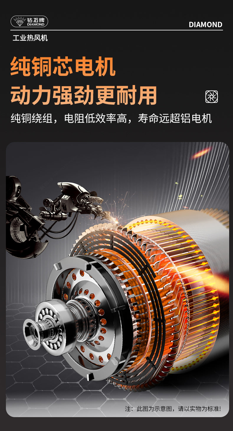 10KW 20KW 30KW 40KW 50KW High-power Industrial Electric Heater, Efficient Space Heating