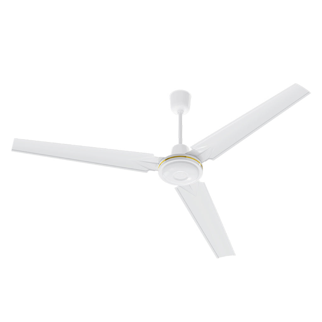 blue white black ceiling fan with durable motor low noise strong wind