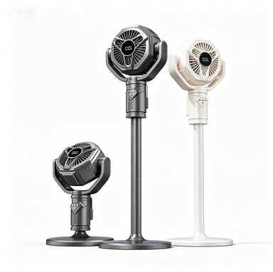 Height-adjustable and Ten gears,Remote-controlled Floor Fan