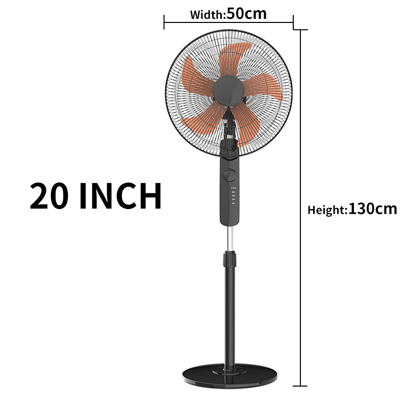 16-20inch Dc motor plastic blades mechanical strong wind stand fan