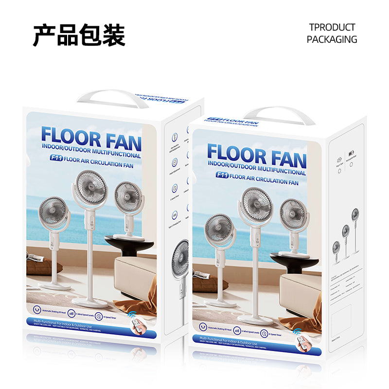 F11 Remote Control  8h Timing Power Portable Circulating stand Fan 5 Modes Adjustable