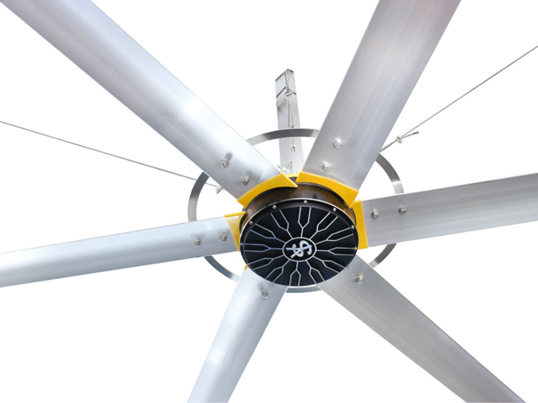 24ft 7.32M DC Motor Large Industrial Hvls Pmsm Ceiling Fans