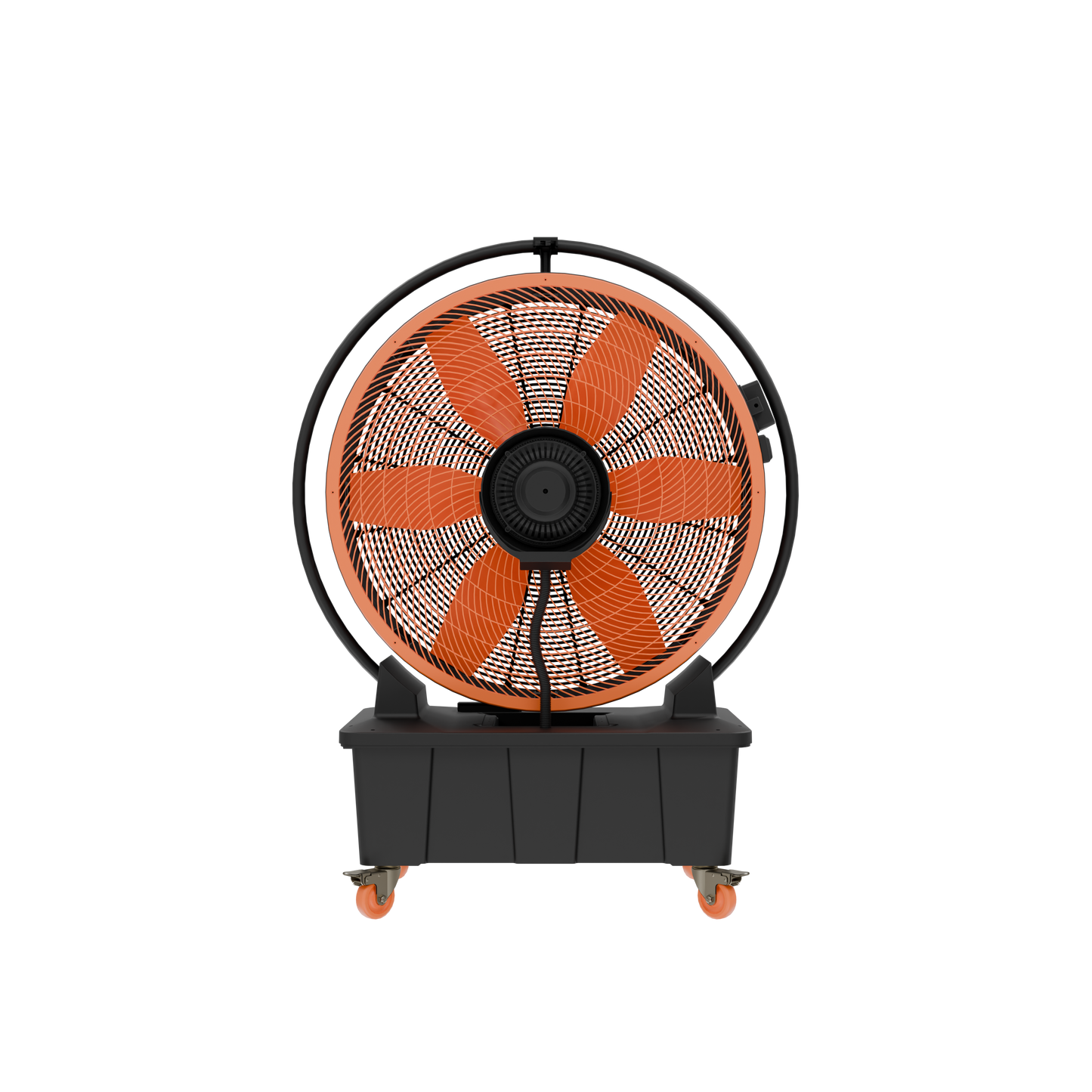 0.88m 1.25m 1.55m Portable High Speed Spray Industrial Fan on Wheels  for Livestock Farms Outside Activity
