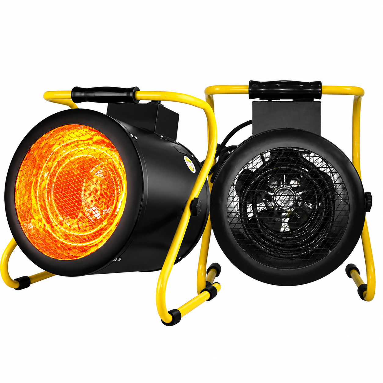 3000W/5000W/9000W Home Heating Fan IPX4 Waterproof Shaking Head Three Speed Temperature Adjustment Dual Use Home Bath Core Motor