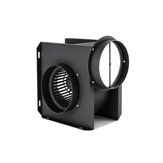 Unu-en-unu dispartiga centrifuga turbina tubventumilo