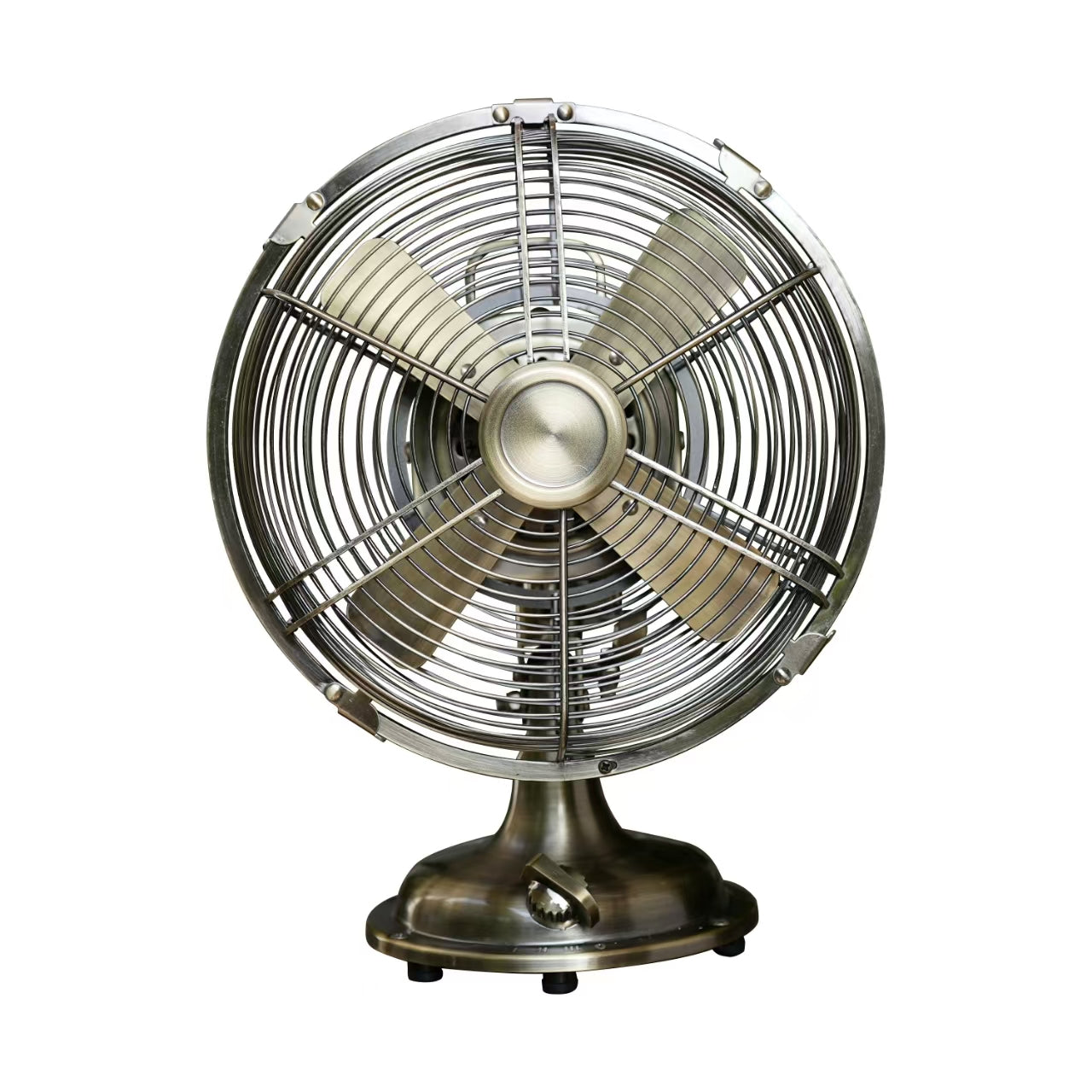8 inch vintage-style metal table fan