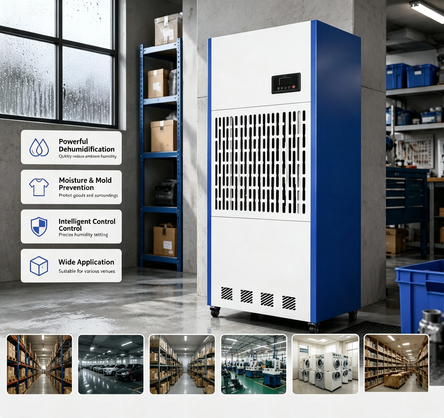 MSC-DG168B Industrial Protable Dehumidifier