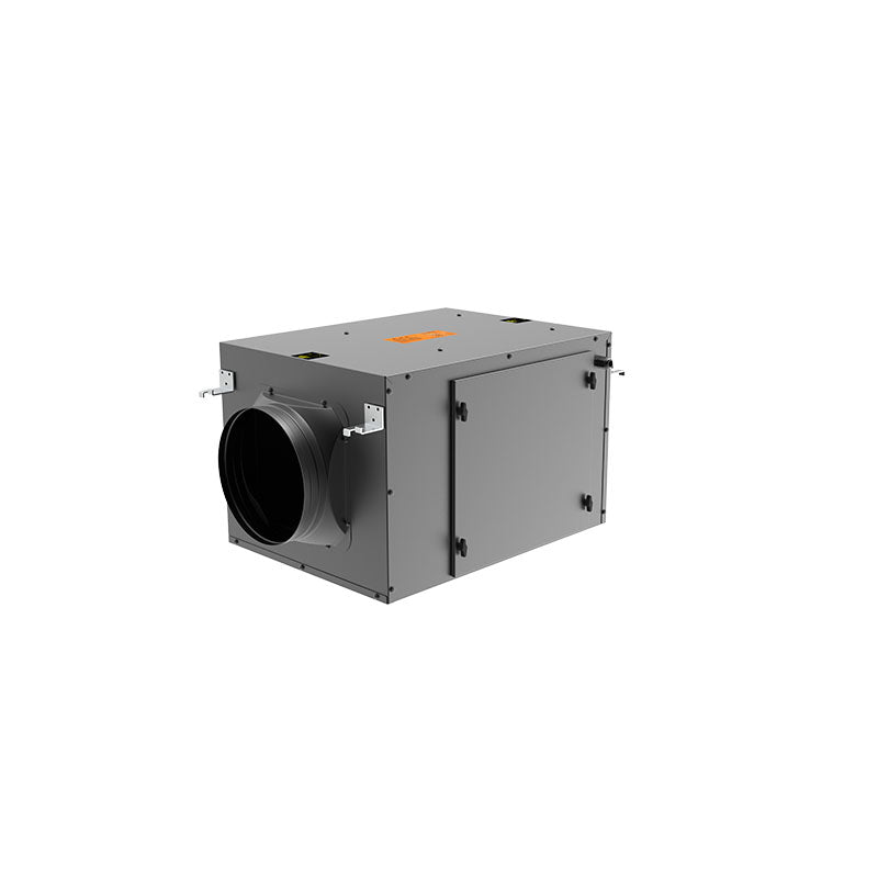 Energy-efficient, quiet, single-flow duct fan