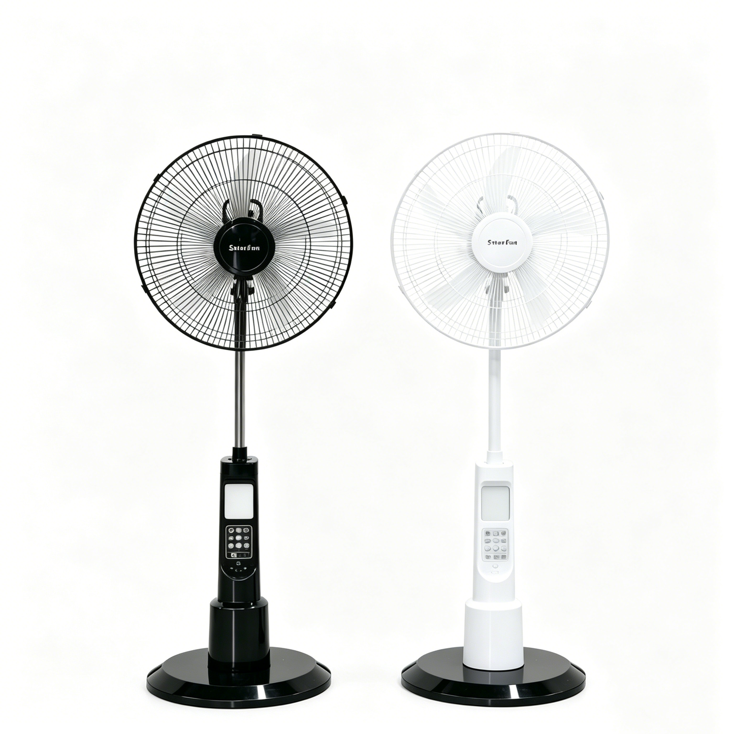 3 fan speed settings  Supports remote or button control Solar Fan