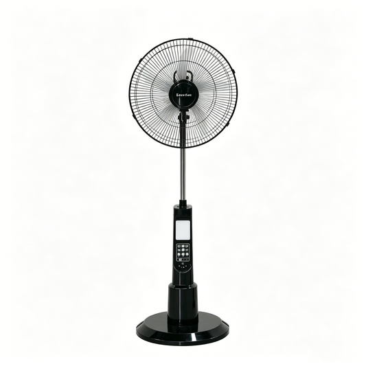3 fan speed settings  Supports remote or button control Solar Fan