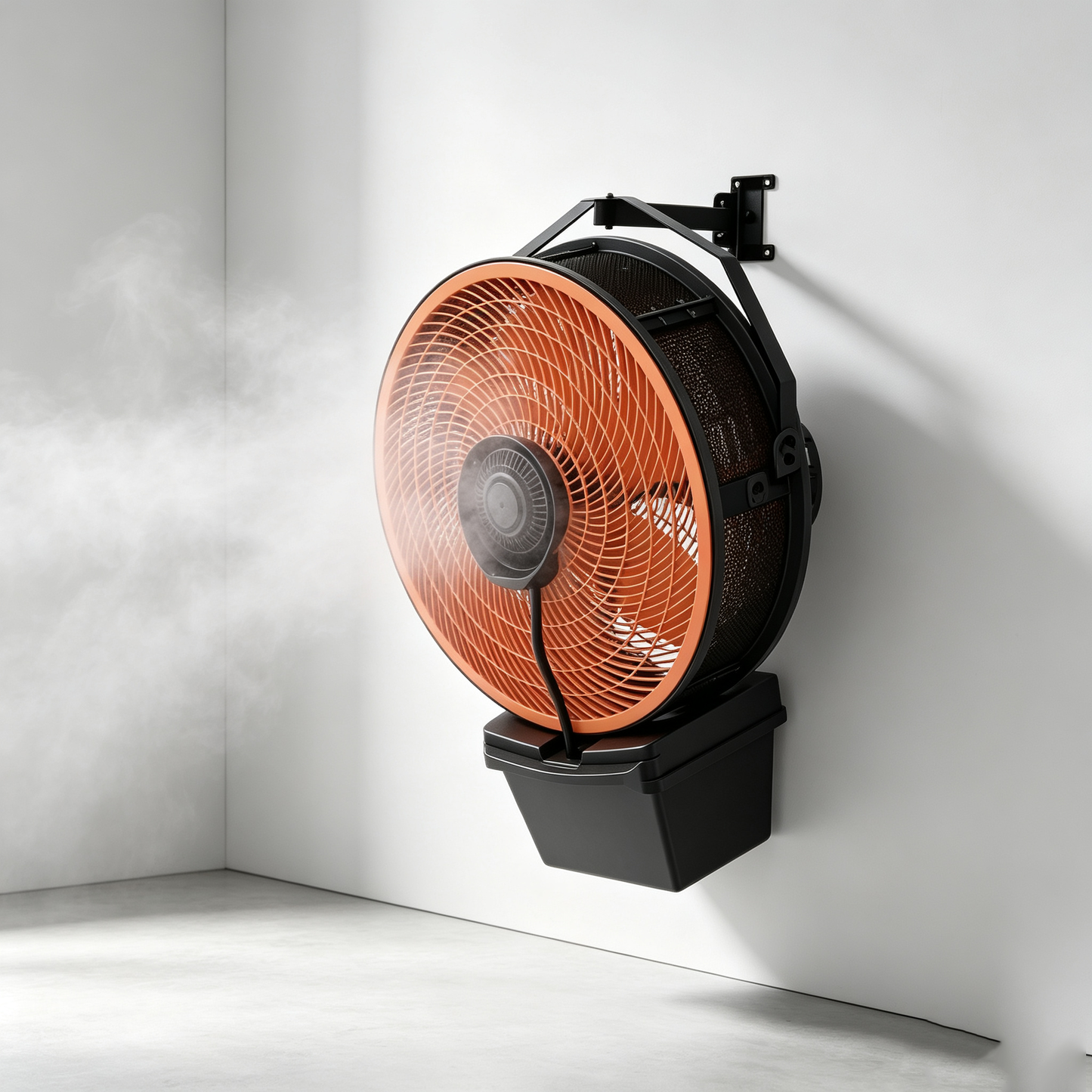 220V 450W  550W 600W Wall-mounted misting cylindrical fan