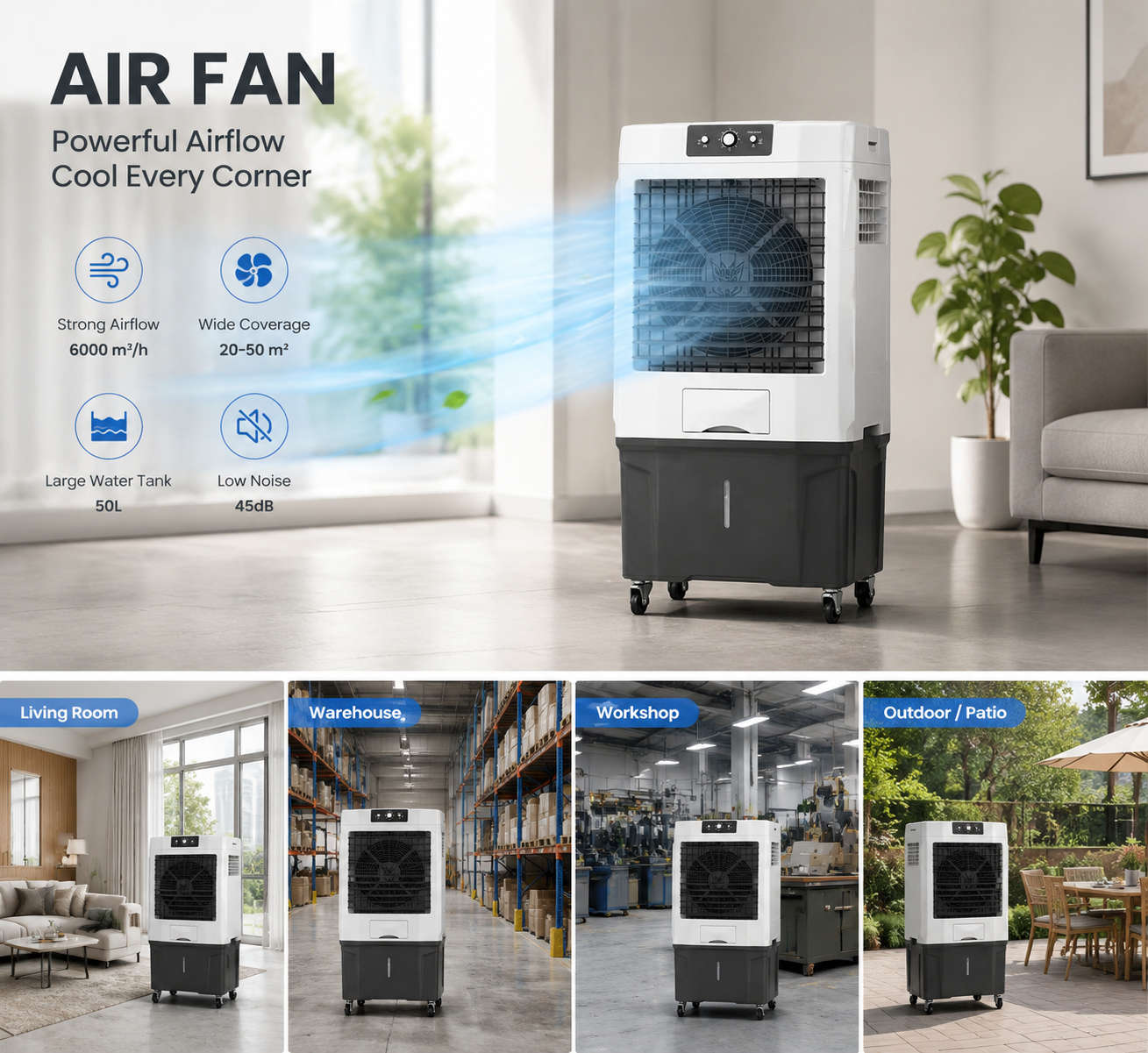 Portablet Air Fan