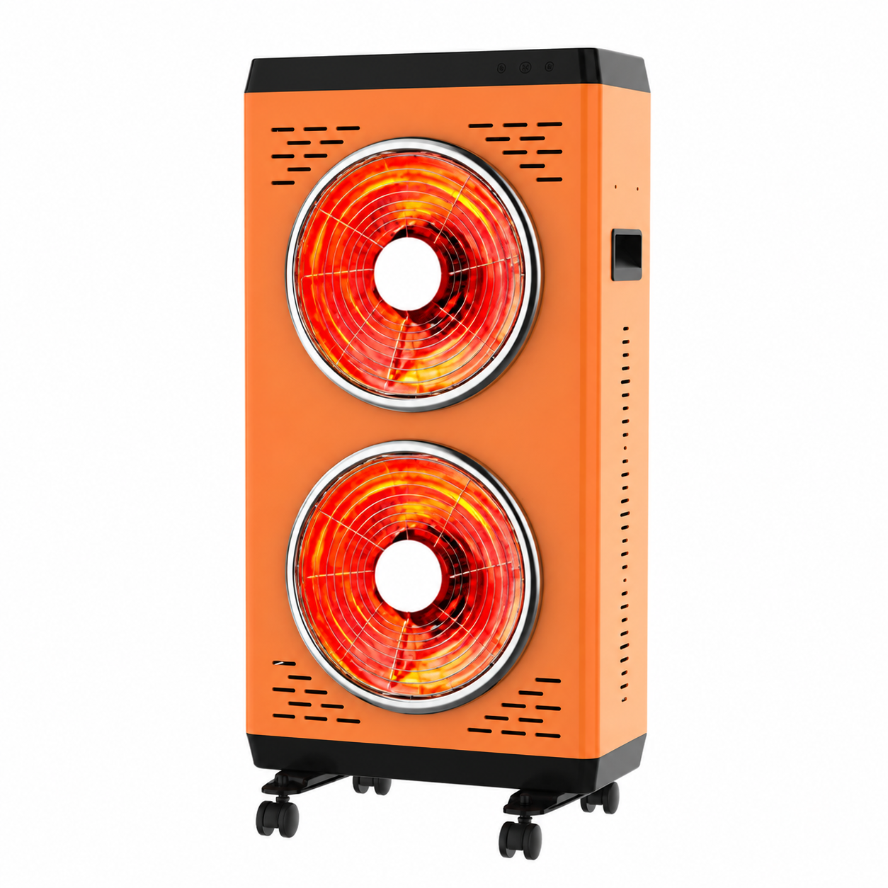 220V Portable Carbon Crystal Infrared Heater 1500W 2200W Electric Space Heater for Warehouse Factory Office Heating