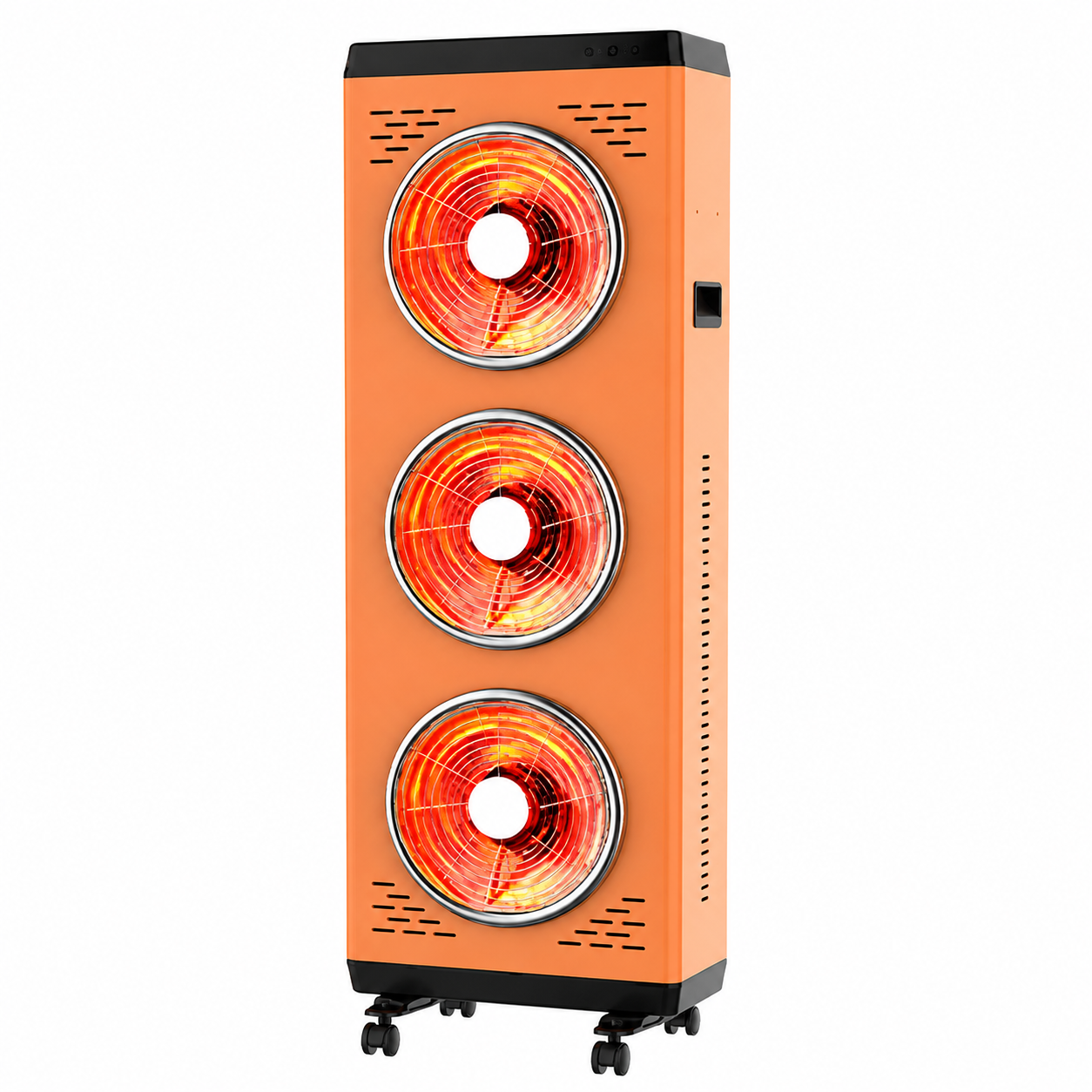 220V Portable Carbon Crystal Infrared Heater 1500W 2200W Electric Space Heater for Warehouse Factory Office Heating
