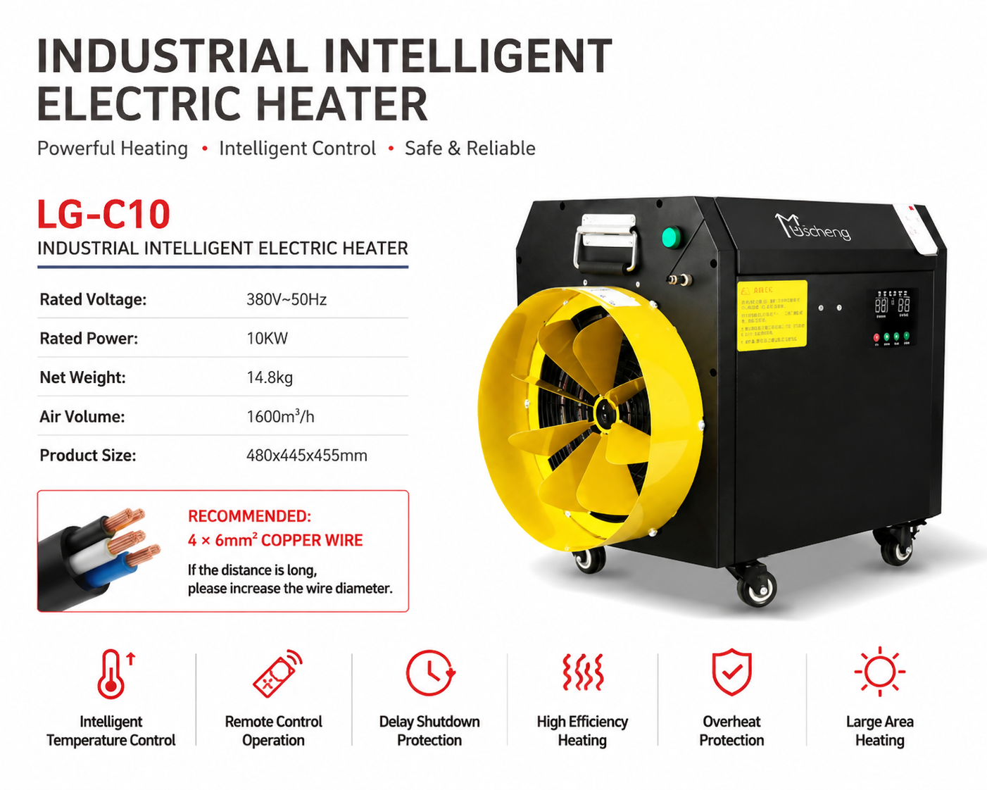 10KW 15KW 20KW 30KW INDUSTRIAL INTELLIGENTELECTRIC HEATER