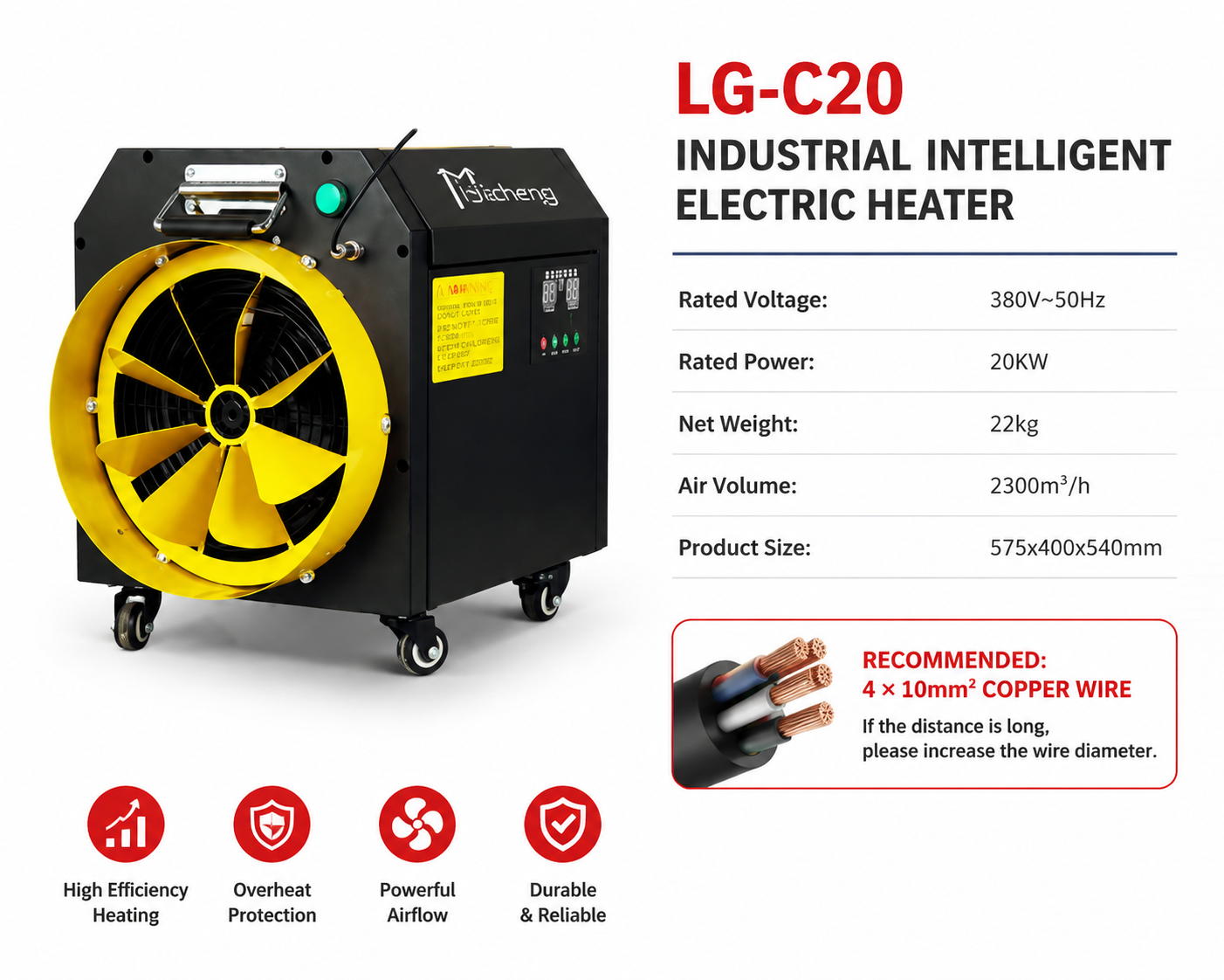 10KW 15KW 20KW 30KW INDUSTRIAL INTELLIGENTELECTRIC HEATER