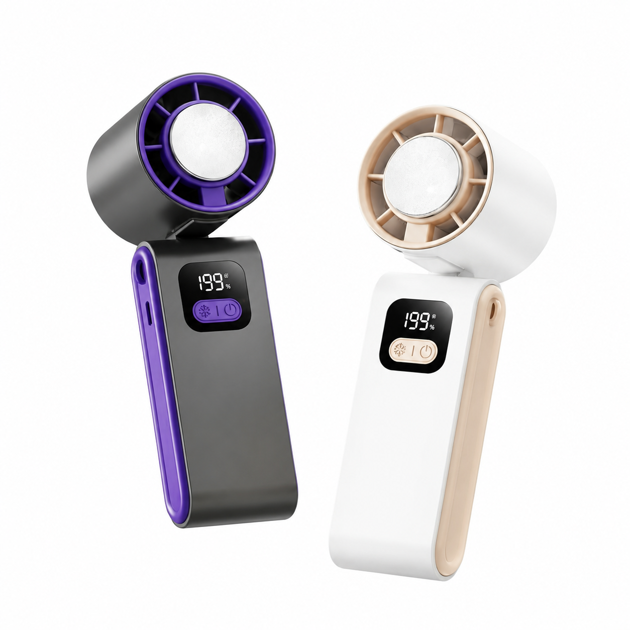 Mini Usb Fan Quiet Operation Rechargeable Fan Hand Wearable Ice Pack Handheld Fan Portable Fan Outdoor Cooling Folding Fan