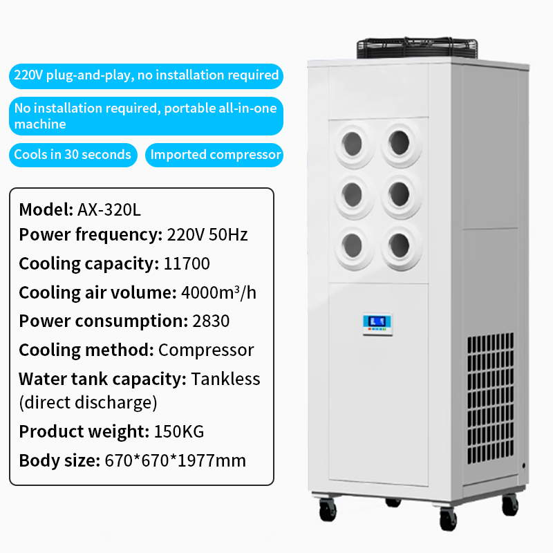 Six Holes Mobile air Conditioner with more cool
