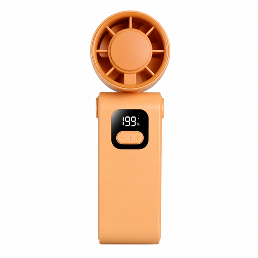 S6 Cifereca Mana Ventililo Reŝargebla Mini Ventililo Malvarmiga USB Portebla Mini Ventililo