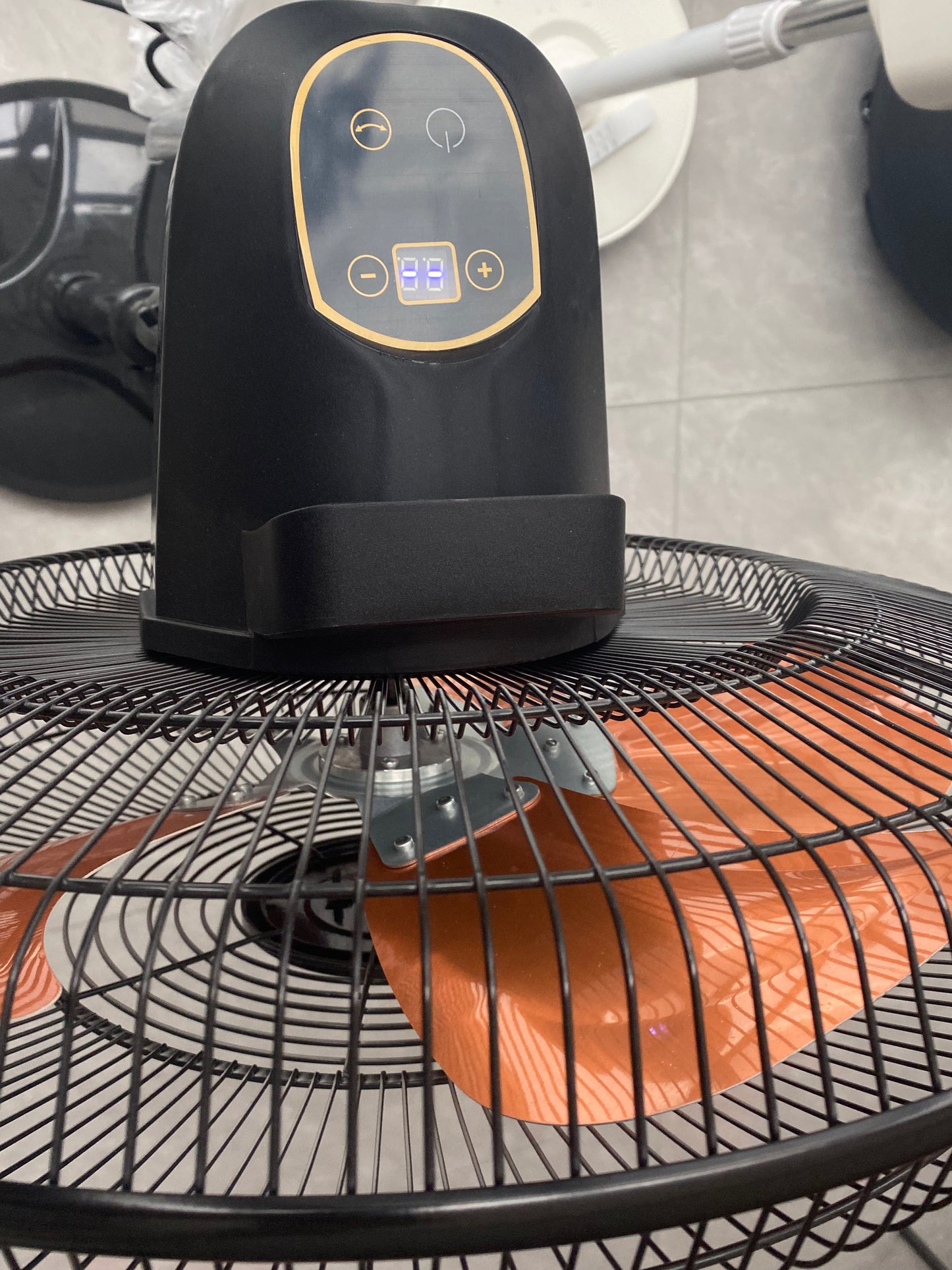 18inch AC stand fan with aluminum blade strong wind remote control