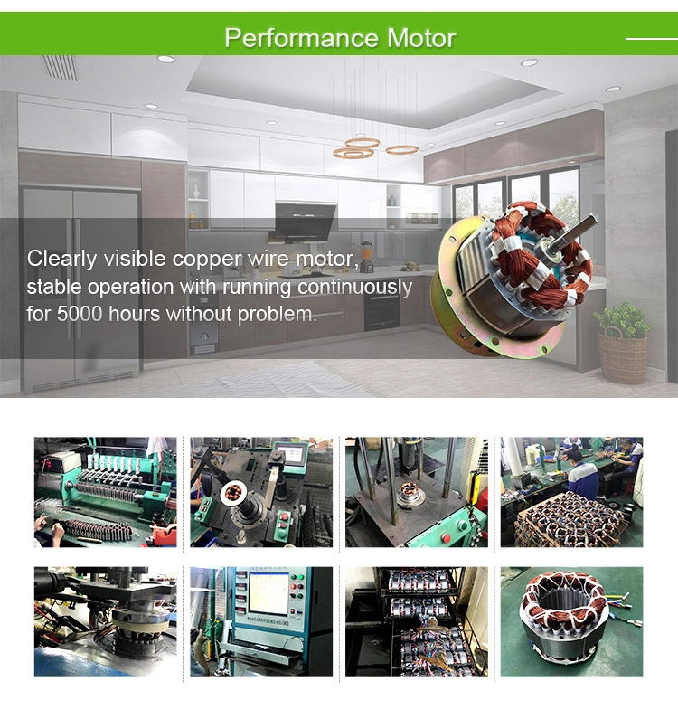 Inner Winding Copper Wire Motor of Inline Duct Fan, Air Curtain, Tower Fan, Ceiling Exhaust Fan