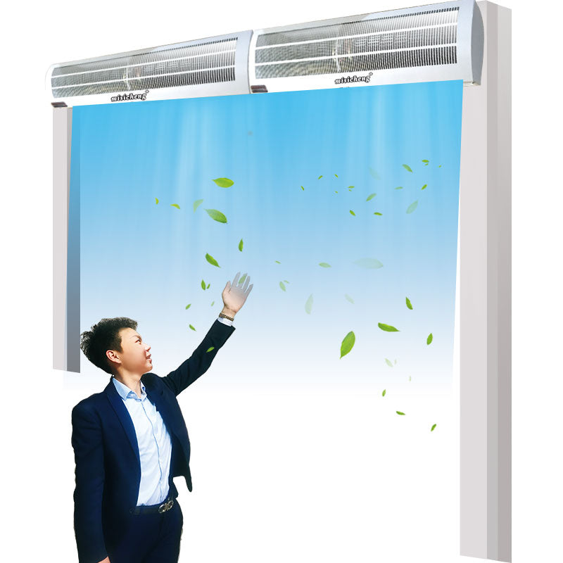 Intelligent Over Door Air Curtain with Sensor, Remote Control