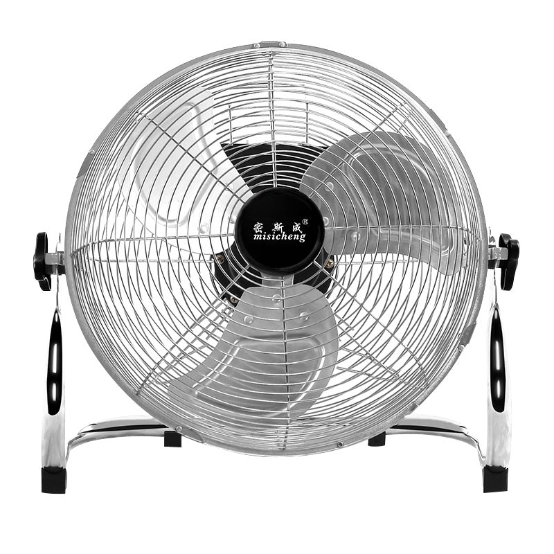 High Velocity Industrial Fan, Easily Converts from a Floor Wall Fan, 3, 4, 8 Speeds - Silver