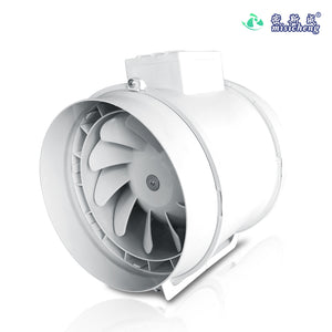 Oblique Pressurized Duct Fan with 2 Speeds, ABS+PP